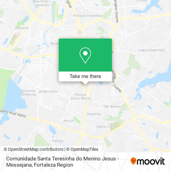 Comunidade Santa Teresinha do Menino Jesus - Messejana map