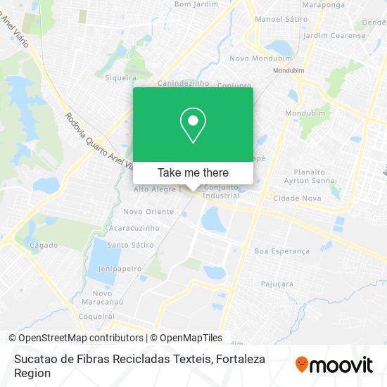 Sucatao de Fibras Recicladas Texteis map