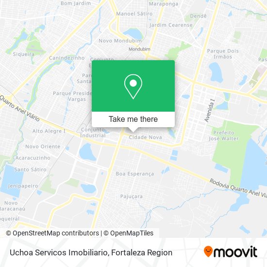 Mapa Uchoa Servicos Imobiliario