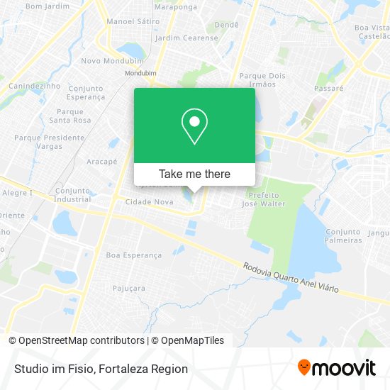 Studio im Fisio map