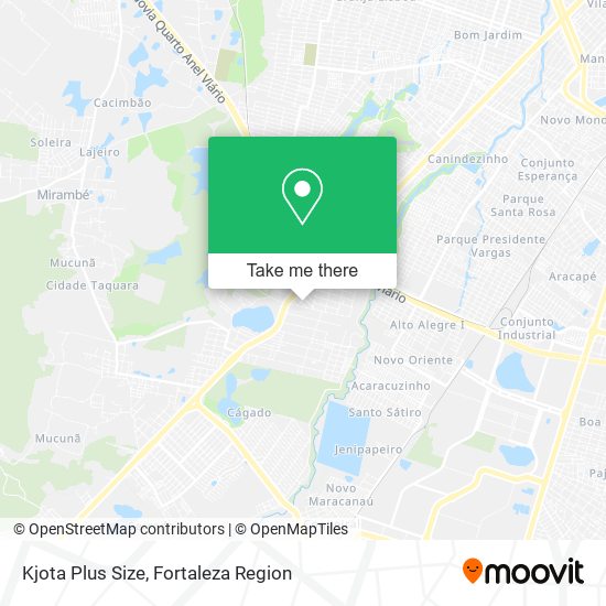 Mapa Kjota Plus Size