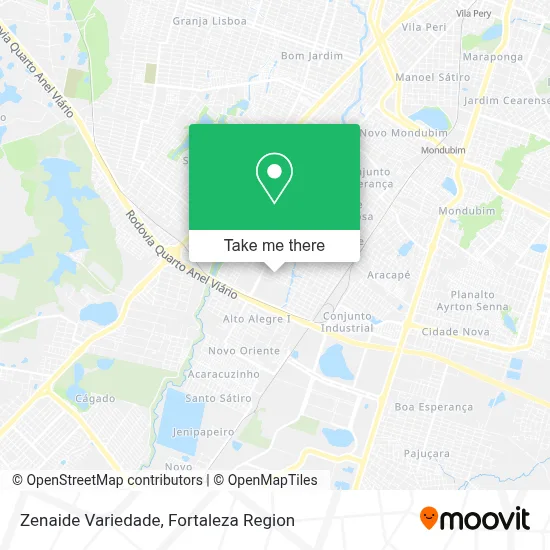 Zenaide Variedade map