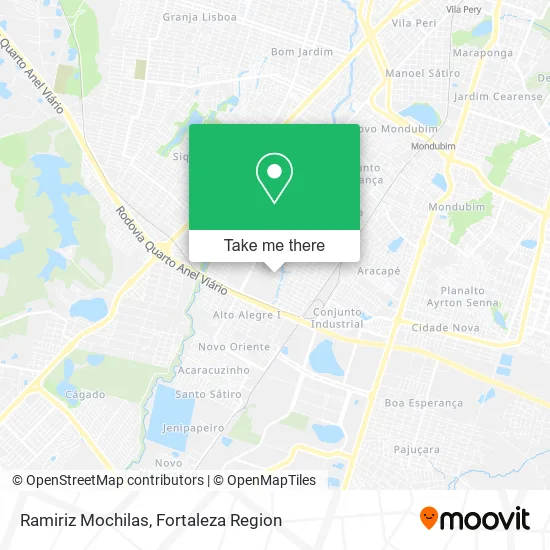 Ramiriz Mochilas map