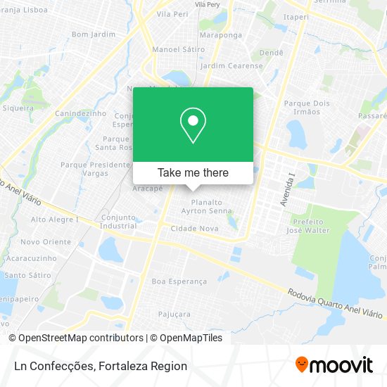 Ln Confecções map