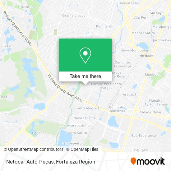 Netocar Auto-Peças map