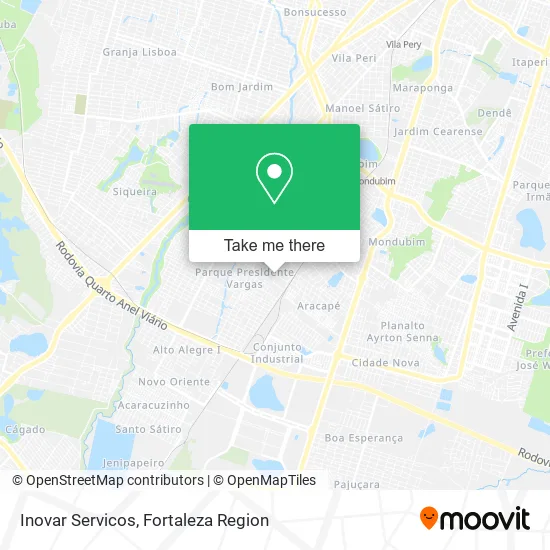 Inovar Servicos map