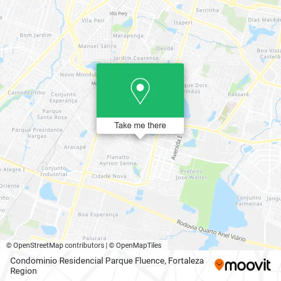 Condominio Residencial Parque Fluence map