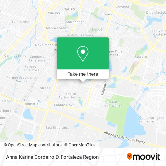 Anna Karine Cordeiro D map