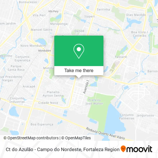 Ct do Azulão - Campo do Nordeste map