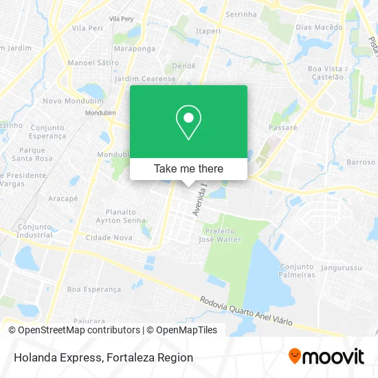 Holanda Express map