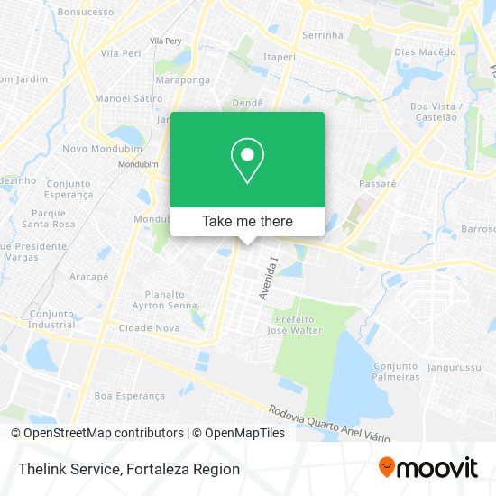 Mapa Thelink Service