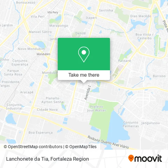 Lanchonete da Tia map