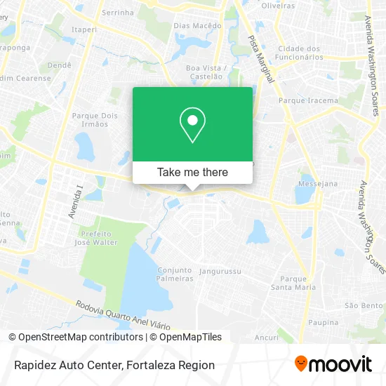 Rapidez Auto Center map