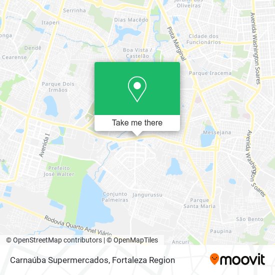 Carnaúba Supermercados map