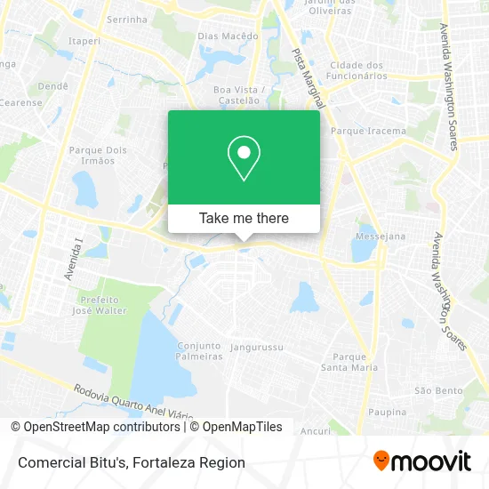 Comercial Bitu's map