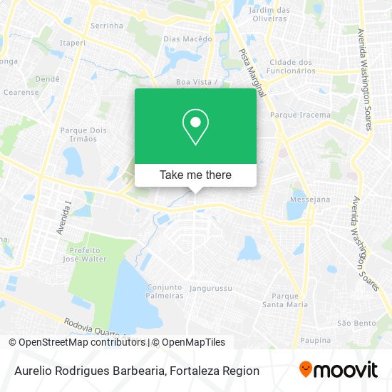 Aurelio Rodrigues Barbearia map