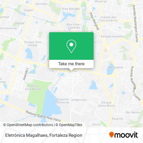 Eletrônica Magalhaes map