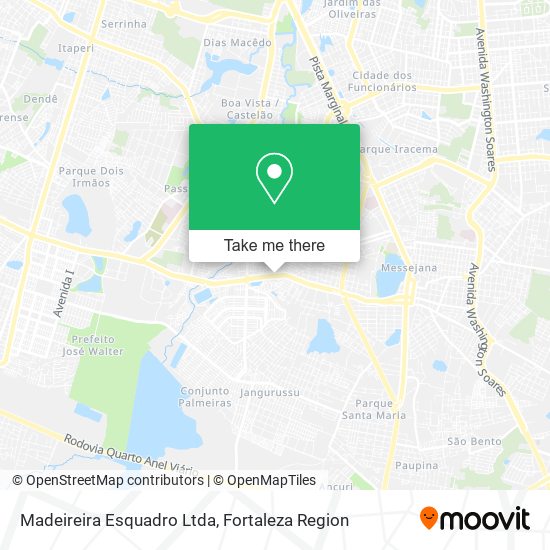 Madeireira Esquadro Ltda map