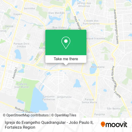 Igreja do Evangelho Quadrangular - João Paulo II map