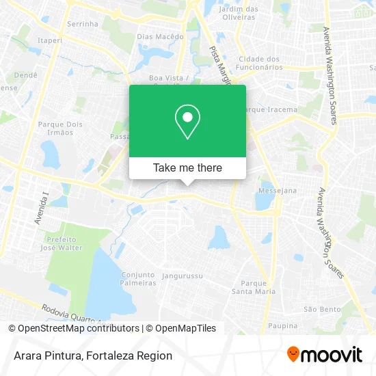 Arara Pintura map