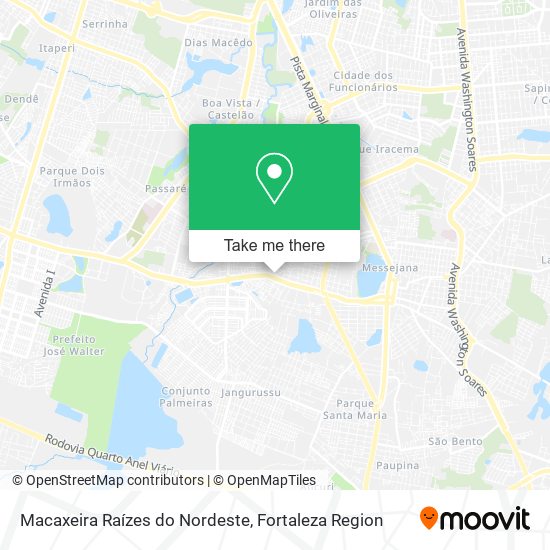 Macaxeira Raízes do Nordeste map