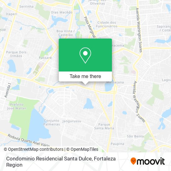 Mapa Condominio Residencial Santa Dulce