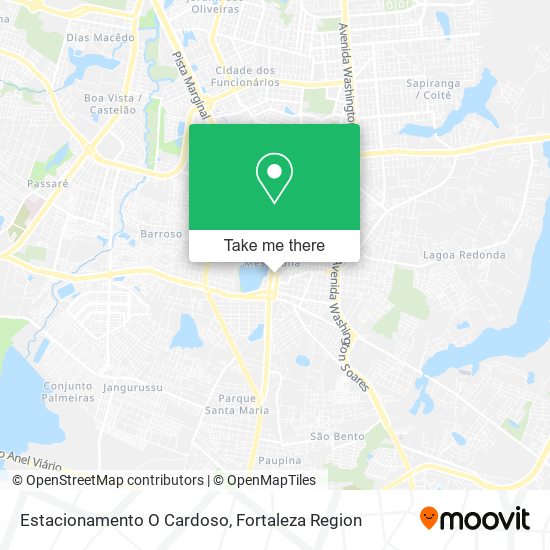 Estacionamento O Cardoso map