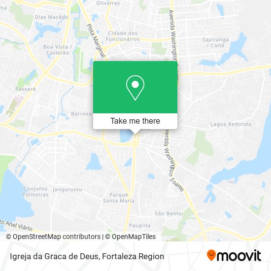 Mapa Igreja da Graca de Deus