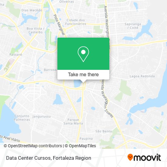 Data Center Cursos map