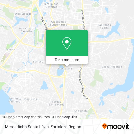 Mercadinho Santa Lúzia map