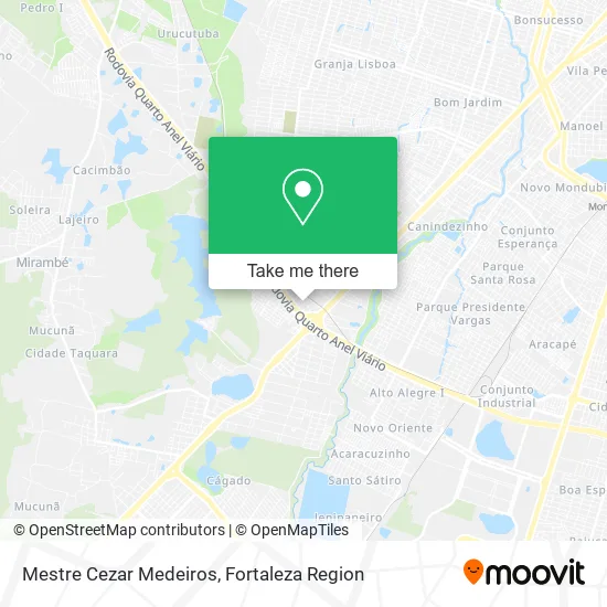 Mestre Cezar Medeiros map