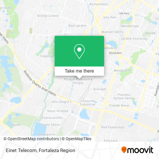Einet Telecom map