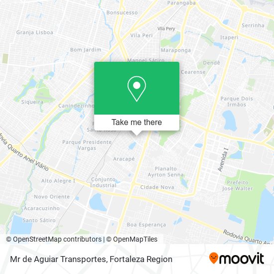 Mr de Aguiar Transportes map