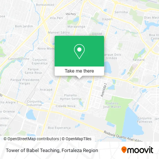 Tower of Babel Teaching map