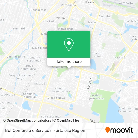 Bcf Comercio e Servicos map