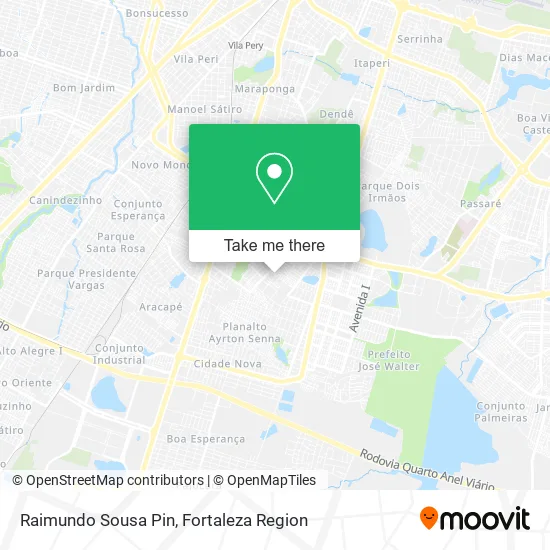 Raimundo Sousa Pin map