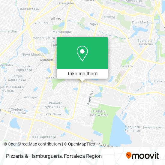 Pizzaria & Hamburgueria map