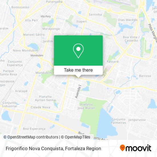 Frigorifico Nova Conquista map