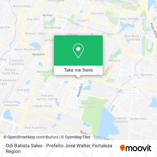 Odi Batista Sales - Prefeito José Walter map
