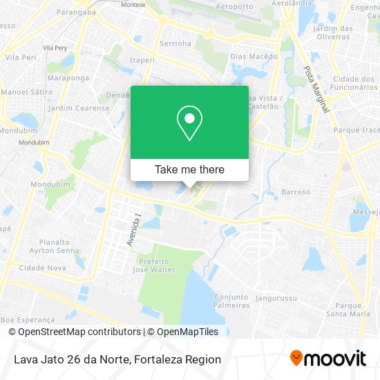 Lava Jato 26 da Norte map