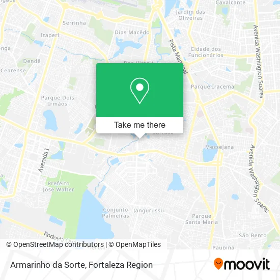 Armarinho da Sorte map