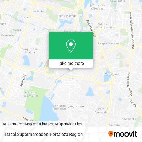 Mapa Israel Supermercados