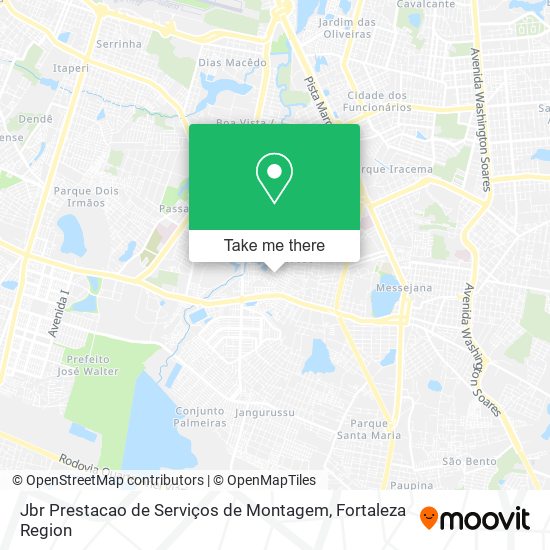 Jbr Prestacao de Serviços de Montagem map