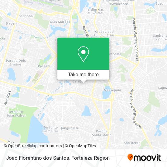 Joao Florentino dos Santos map