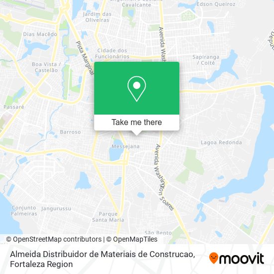 Almeida Distribuidor de Materiais de Construcao map