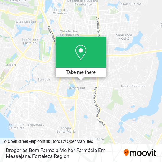 Drogarias Bem Farma a Melhor Farmácia Em Messejana map