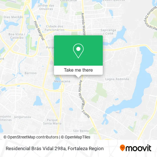 Residencial Brás Vidal 298a map