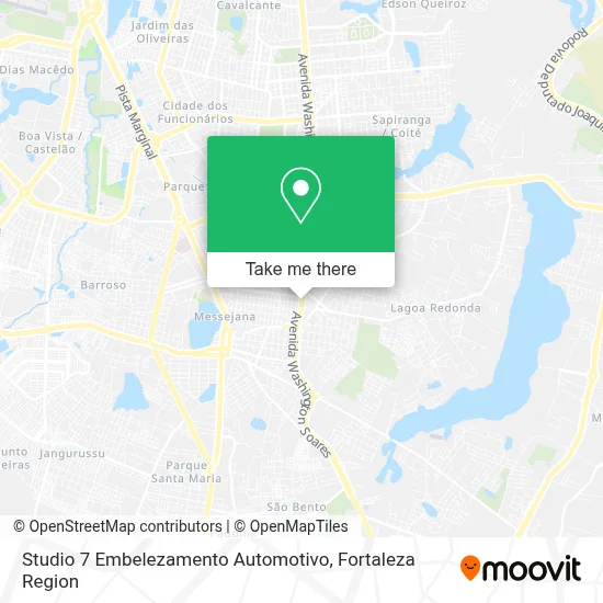 Studio 7 Embelezamento Automotivo map