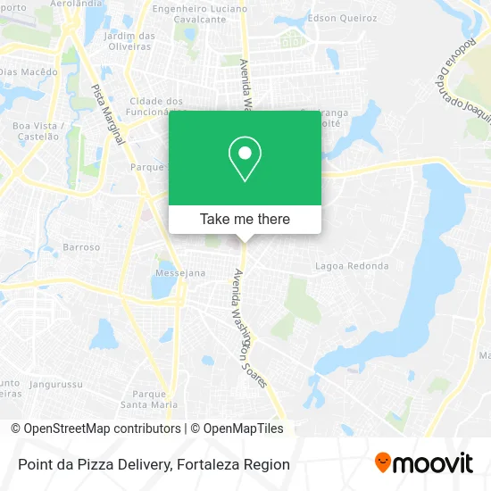 Point da Pizza Delivery map