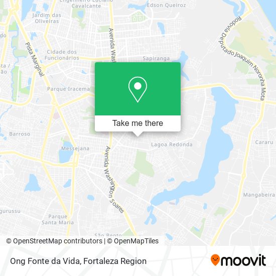 Ong Fonte da Vida map